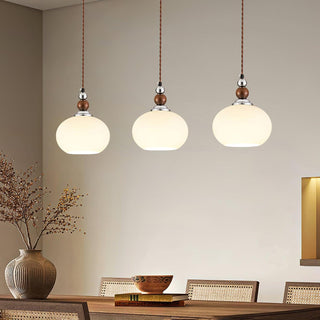 Luna Suspension Lampe en Verre Moderne