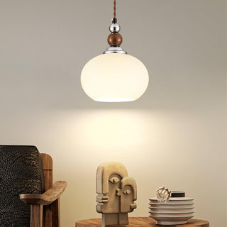 Luna Suspension Lampe en Verre Moderne