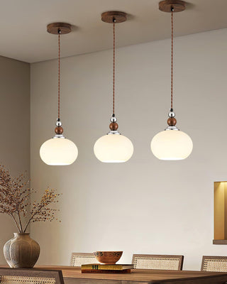 Luna Suspension Lampe en Verre Moderne