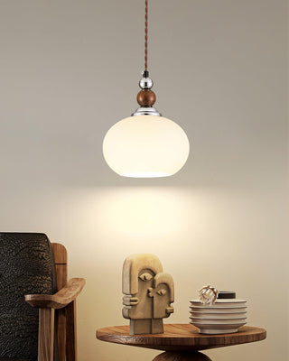 Luna Suspension Lampe en Verre Moderne