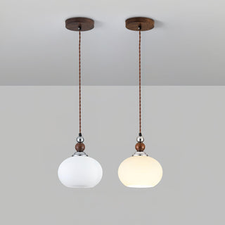Luna Suspension Lampe en Verre Moderne