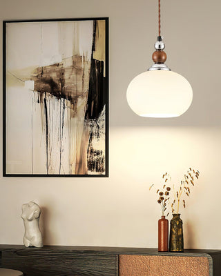 Luna Suspension Lampe en Verre Moderne