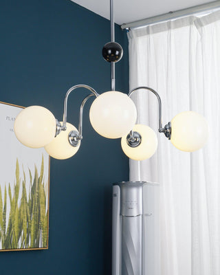 Lustra Lustre Cadre en Tige et Blanc