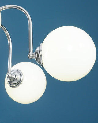Lustra Lustre Cadre en Tige et Blanc