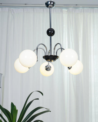 Lustra Lustre Cadre en Tige et Blanc