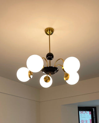 Lustra Lustre Cadre en Tige et Blanc