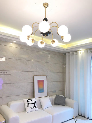 Lustra Lustre Cadre en Tige et Blanc