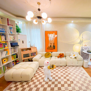 Lustra Lustre Cadre en Tige et Blanc