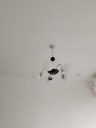 Lustra Lustre Cadre en Tige et Blanc
