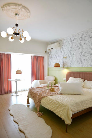 Lustra Lustre Cadre en Tige et Blanc