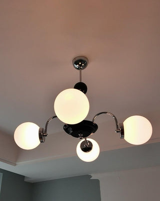 Lustra Lustre Cadre en Tige et Blanc