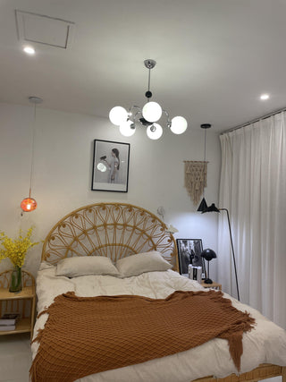 Lustra Lustre Cadre en Tige et Blanc