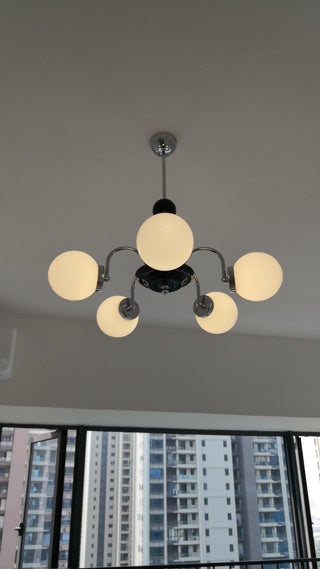 Lustra Lustre Cadre en Tige et Blanc