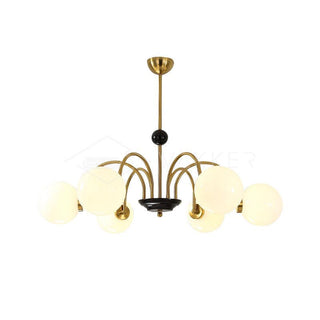 Lustra Lustre Cadre en Tige et Blanc
