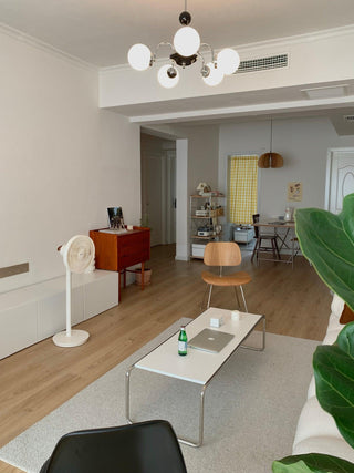Lustra Lustre Cadre en Tige et Blanc