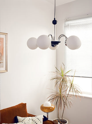 Lustra Lustre Cadre en Tige et Blanc