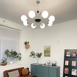 Lustra Lustre Cadre en Tige et Blanc
