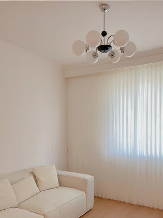 Lustra Lustre Cadre en Tige et Blanc