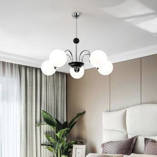Lustra Lustre Cadre en Tige et Blanc