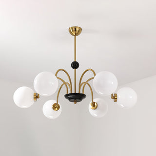Lustra Lustre Cadre en Tige et Blanc
