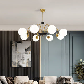 Lustra Lustre Cadre en Tige et Blanc