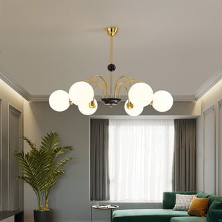Lustra Lustre Cadre en Tige et Blanc