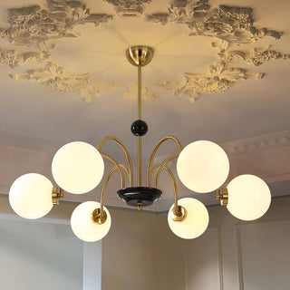 Lustra Lustre Cadre en Tige et Blanc