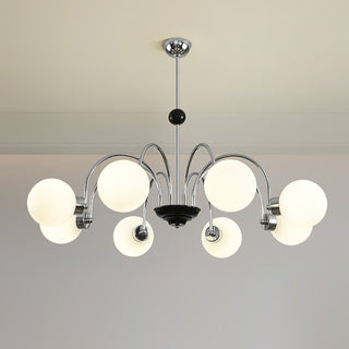 Lustra Lustre Cadre en Tige et Blanc