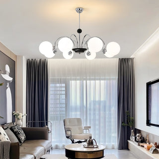 Lustra Lustre Cadre en Tige et Blanc