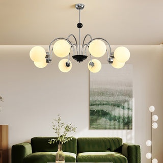 Lustra Lustre Cadre en Tige et Blanc