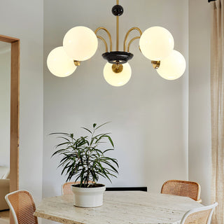 Lustra Lustre Cadre en Tige et Blanc