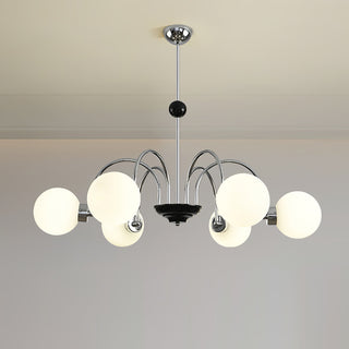 Lustra Lustre Cadre en Tige et Blanc