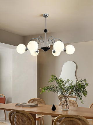 Lustra Lustre Cadre en Tige et Blanc