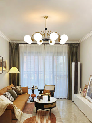 Lustra Lustre Cadre en Tige et Blanc