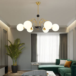 Lustra Lustre Cadre en Tige et Blanc