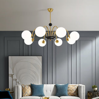 Lustra Lustre Cadre en Tige et Blanc