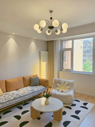 Lustra Lustre Cadre en Tige et Blanc