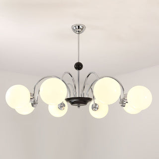 Lustra Lustre Cadre en Tige et Blanc