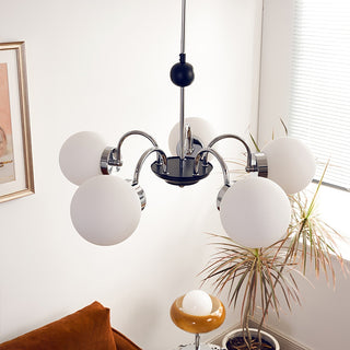 Lustra Lustre Cadre en Tige et Blanc