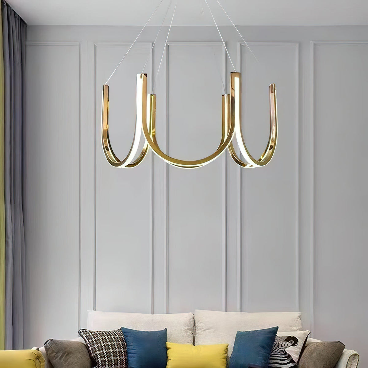 Otheara Lustre Métal LED Minimaliste Moderne