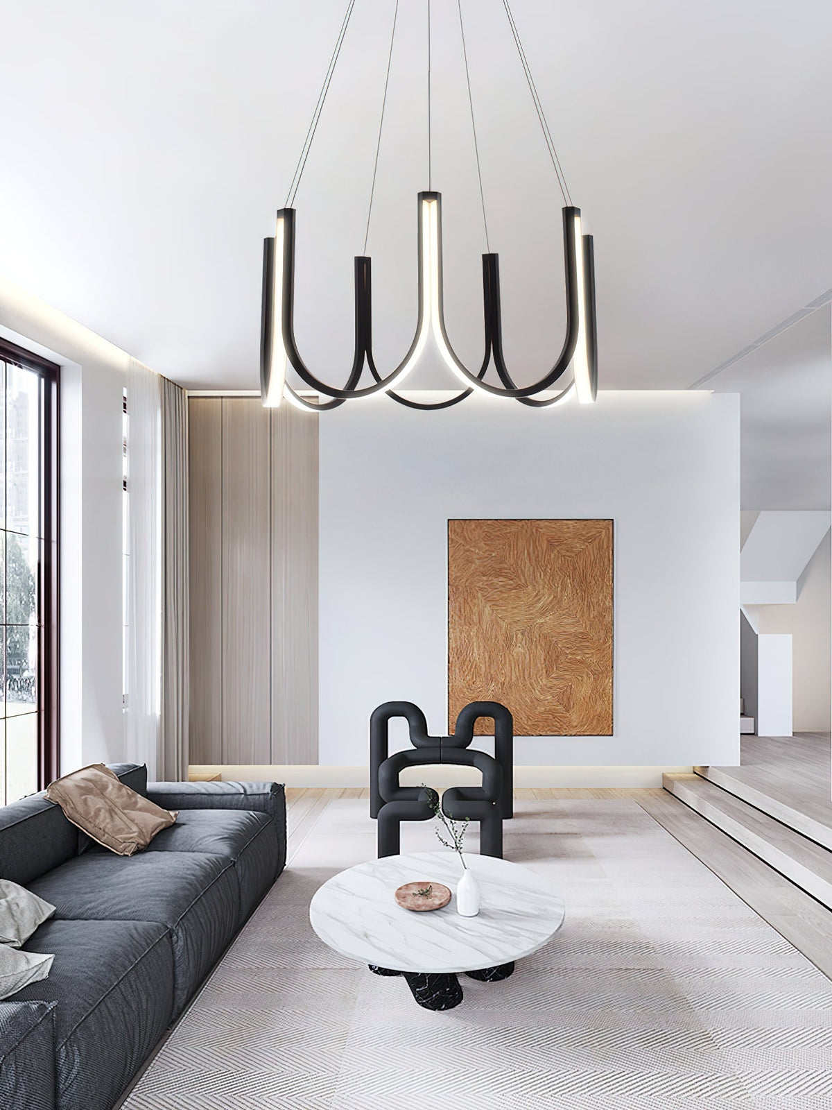 Otheara Lustre Métal LED Minimaliste Moderne