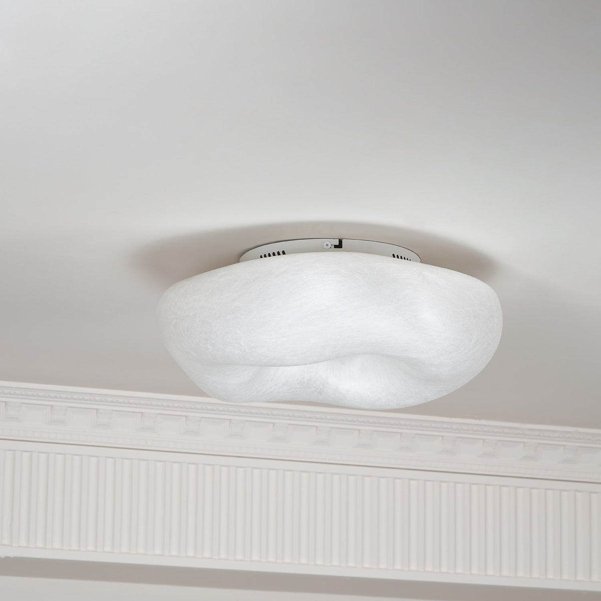 Ardelise Plafonnier en Forme de Nuage en Soie Élégant