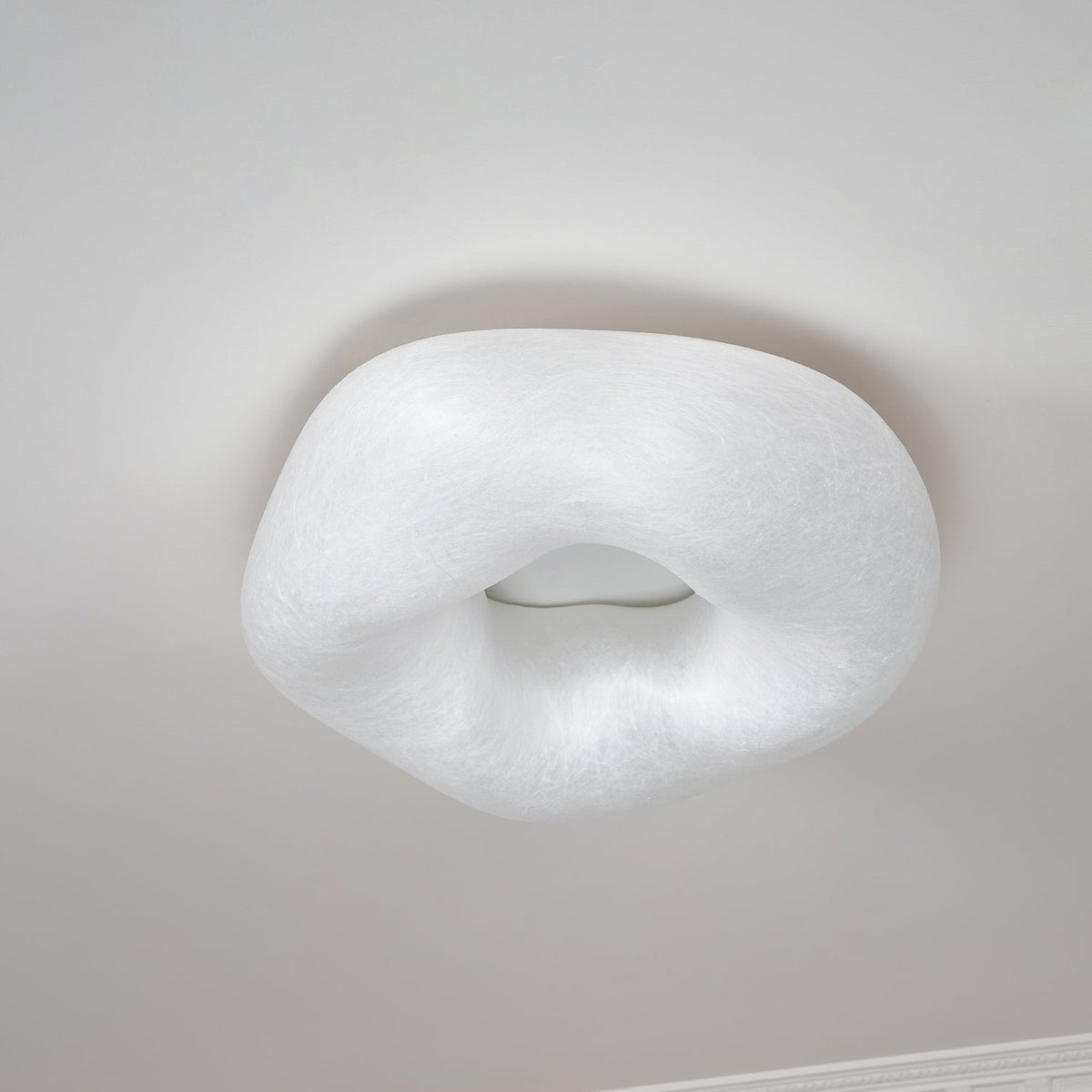 Ardelise Plafonnier en Forme de Nuage en Soie Élégant