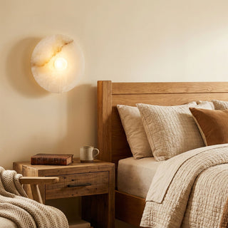 Yunhua Alabaster Wall Lamp-Neutral Decor
