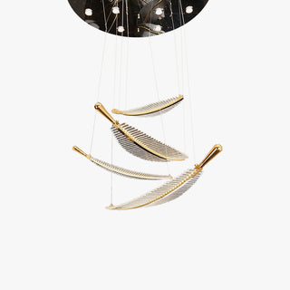 Arisha Nordique Luxe LED Suspension Métal Acrylique Hôtel Salon