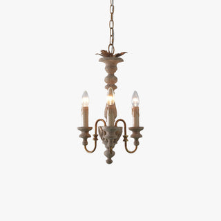 Silva Rustique Français Bois Lustre Salon Salle à Manger