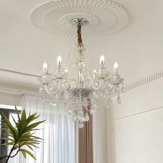 Silva Français Cristal Métal Lustre Salon Salle à Manger