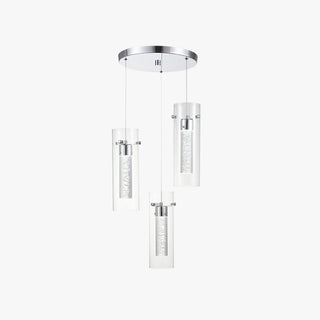 Arisha Moderne Designer Métal Verre Suspension Chambre à Coucher