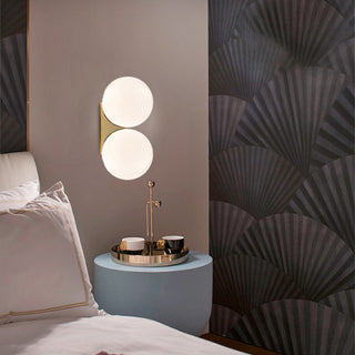 Valentina Simple Intérieur Applique Murale Métal Verre Salon Chambre à Coucher