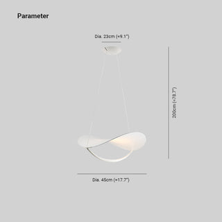 Arisha Moderne Art Métal PVC Suspension Salon